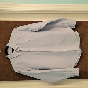 Ralph Lauren, Size Medium, Blue Button Down Shirt